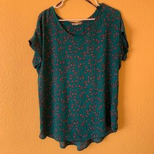Pretty print blouse